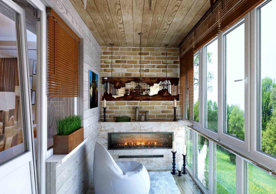 Спальное место на лоджии