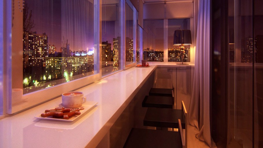 Дизайнерский балкон