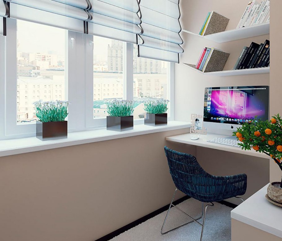 Интерьер лоджии