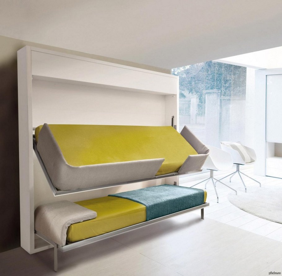 Небольшой диван книжка для маленькой комнаты