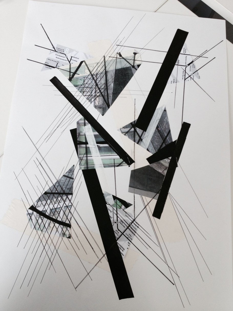 Композиция из геометрических фигур