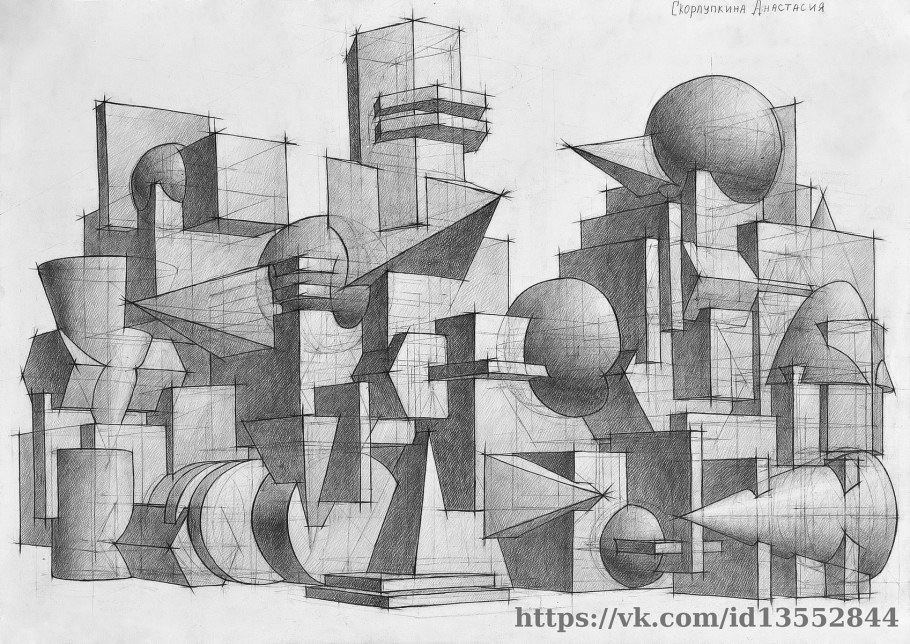 Макет общественного здания