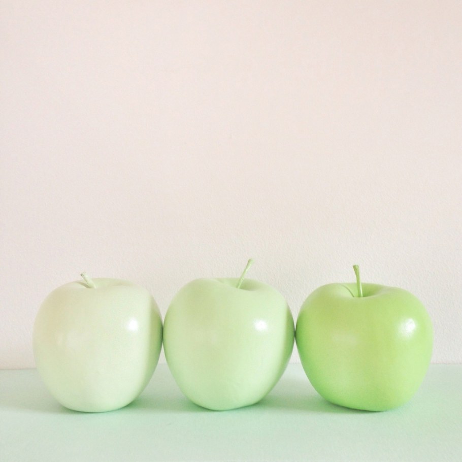 Зелёные яблоки естетика