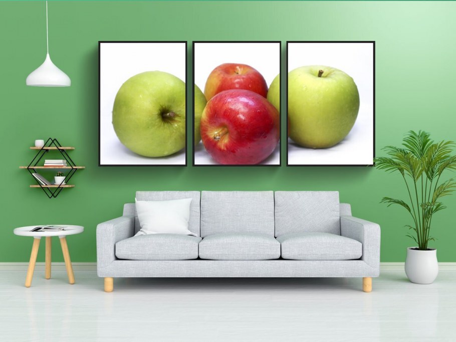 Отделка кухни обоями