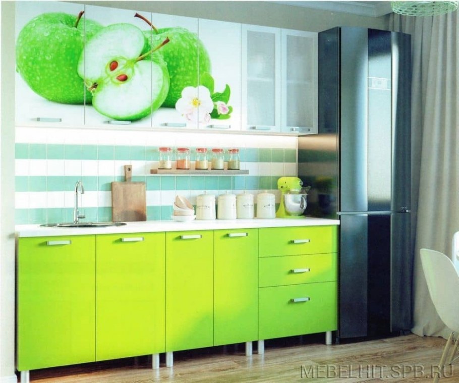 Цветные яблоки