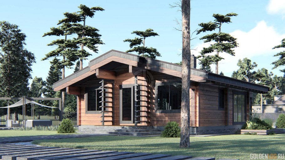 Дом из клееного бруса 100м2 проекты