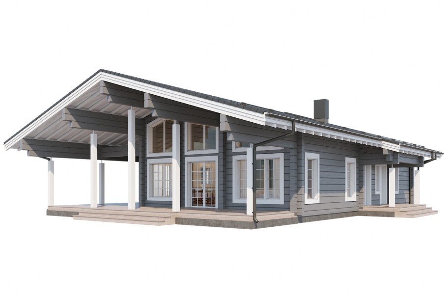 Шале из клееного бруса Алпин проект