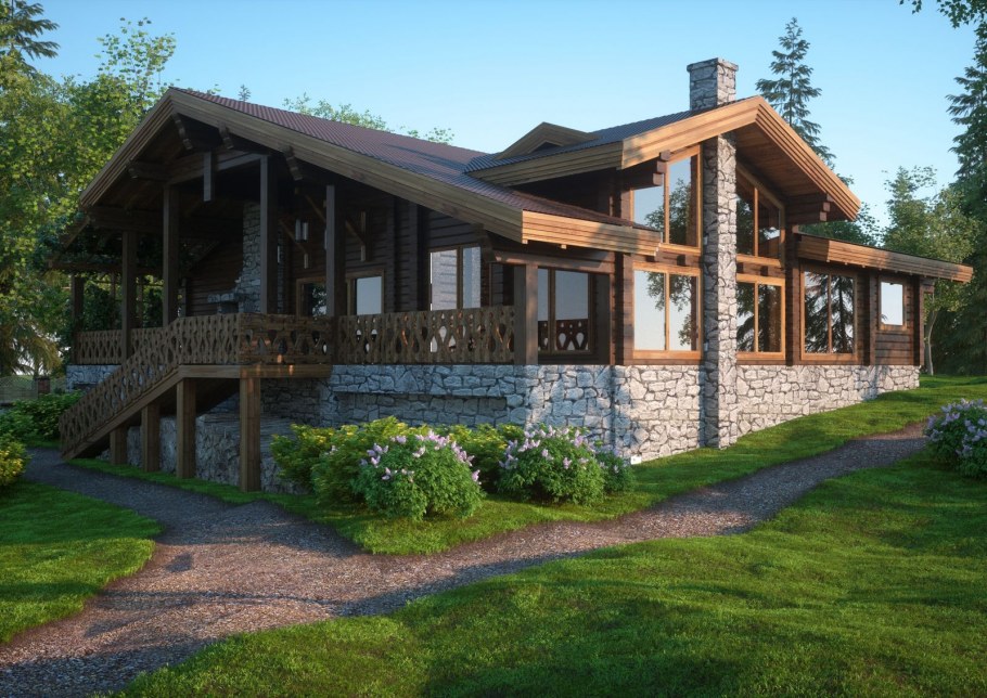 Нарвик дом из клееного бруса проект