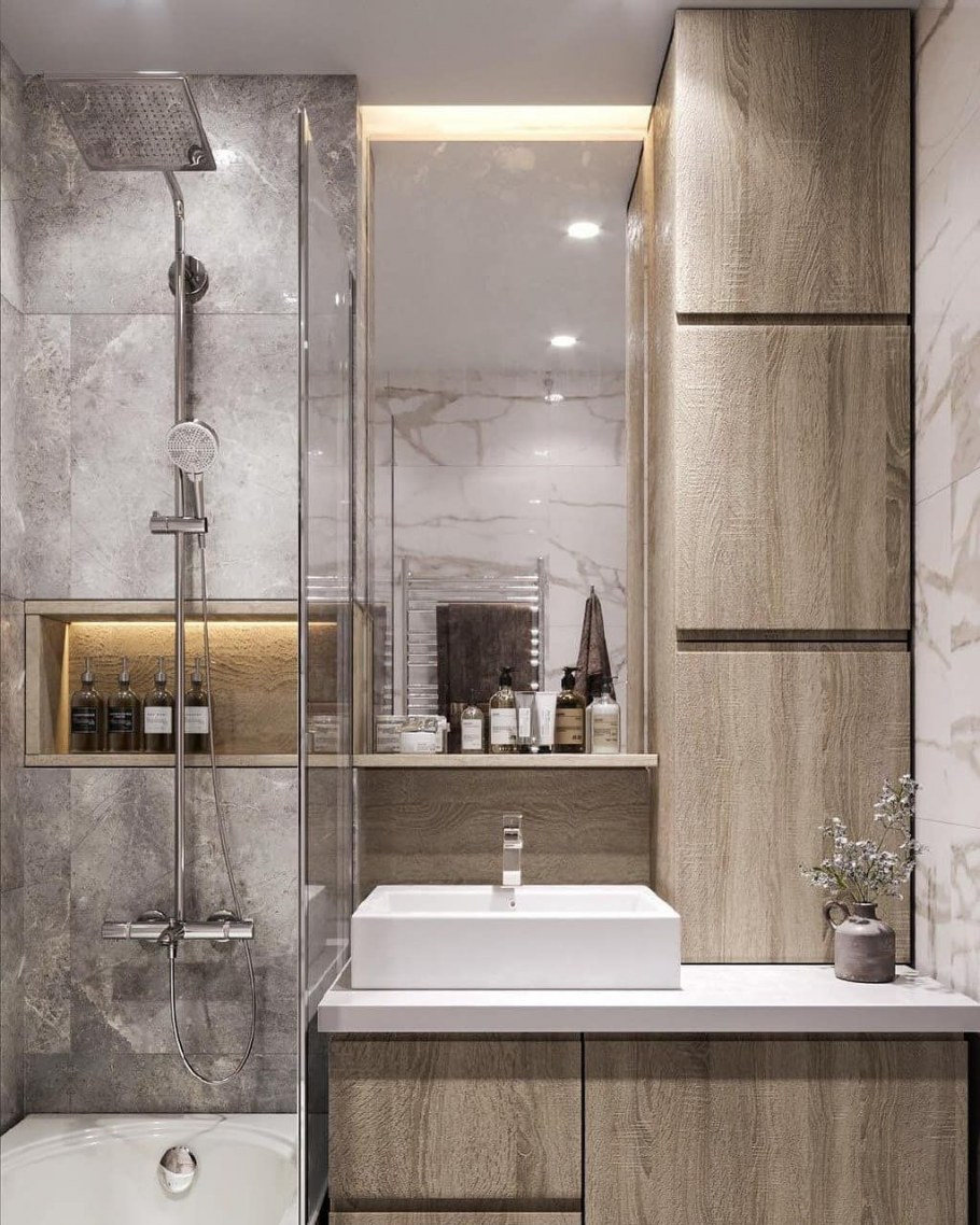 Небольшая ванная комната