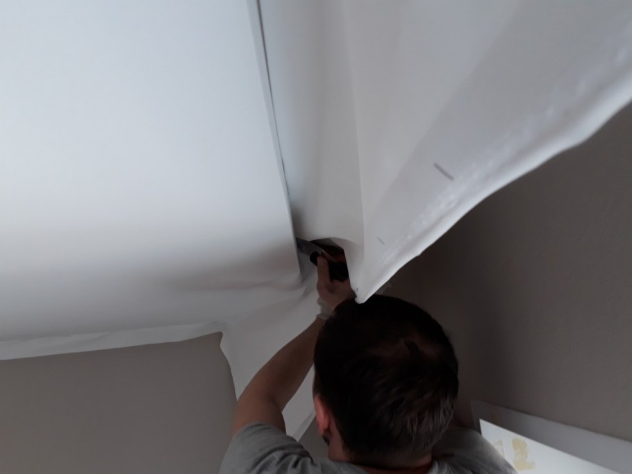 Карниз для тканевых потолков