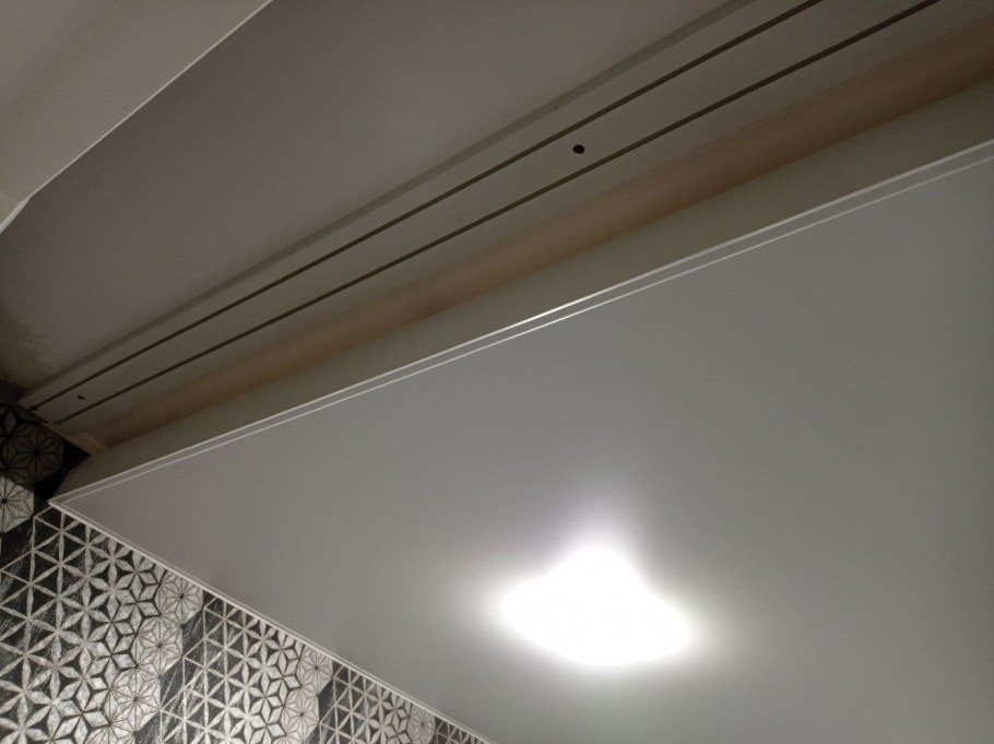 Ниша без перегиба под натяжной потолок фото