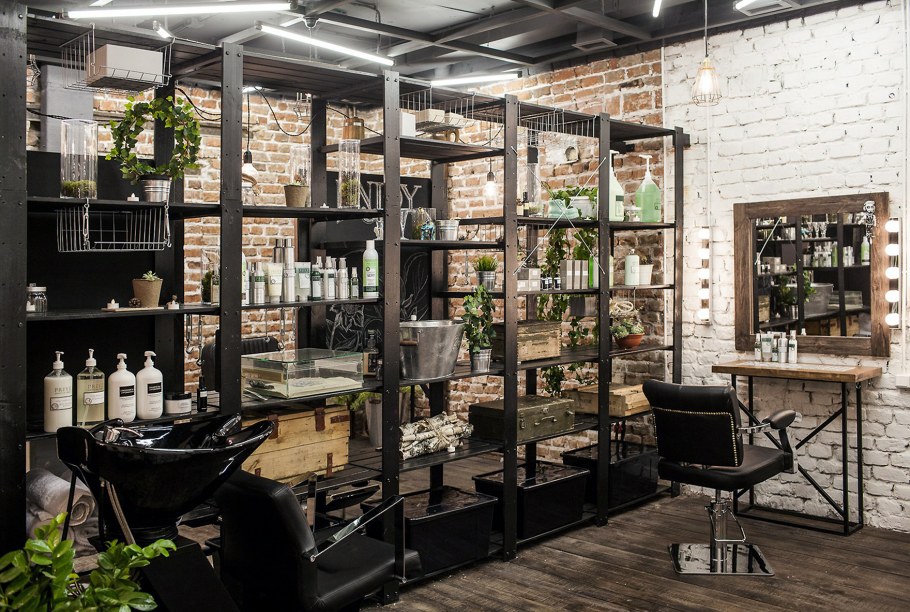 Салон красоты в стиле лофт