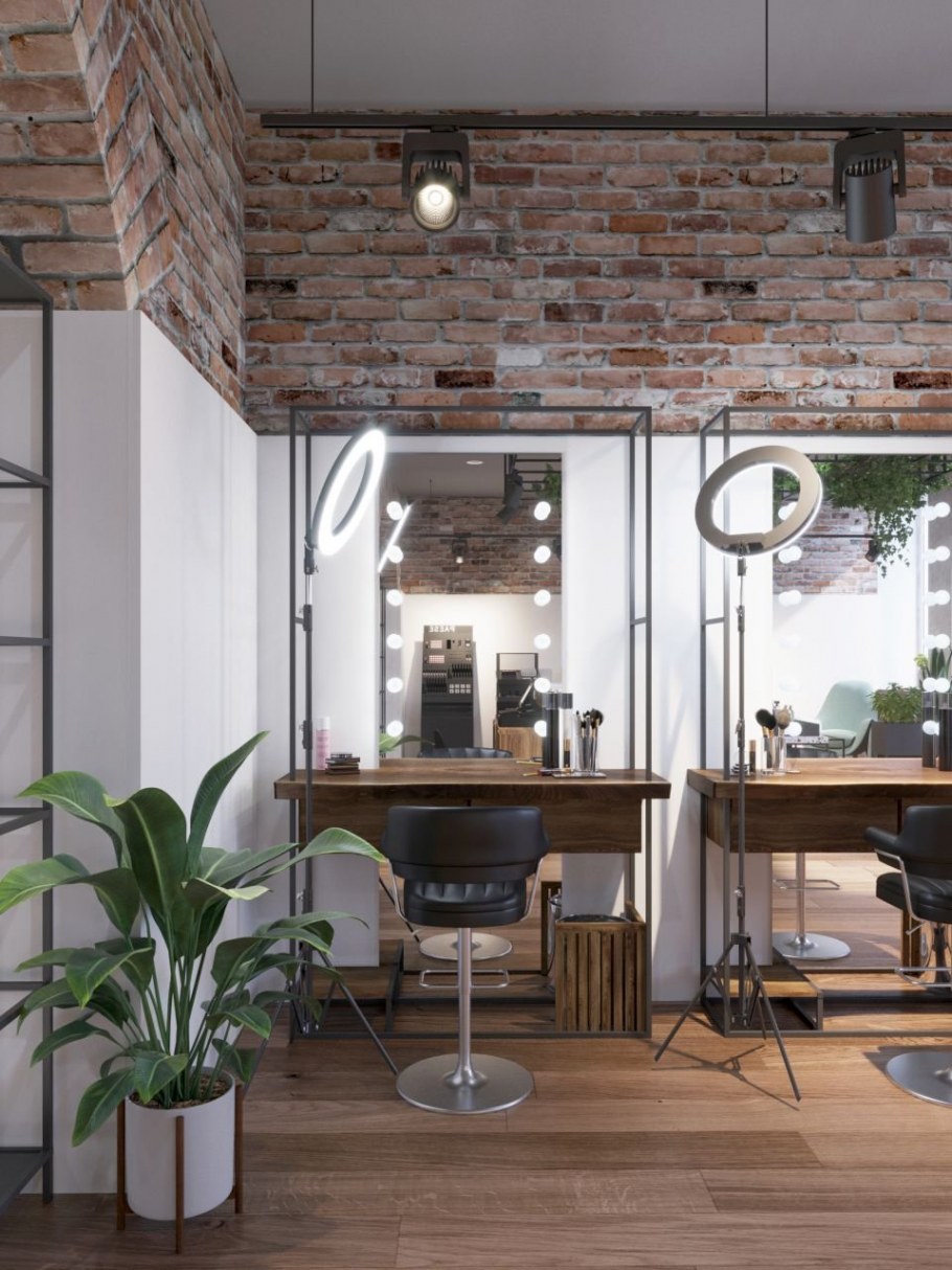 Салон в стиле лофт