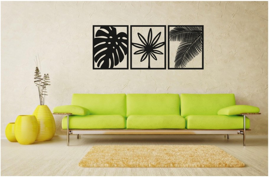 Зеленый диван Mid Century