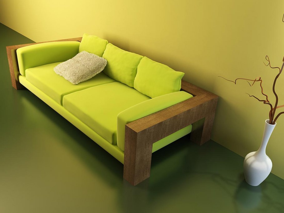 Необычный диван в гостиную