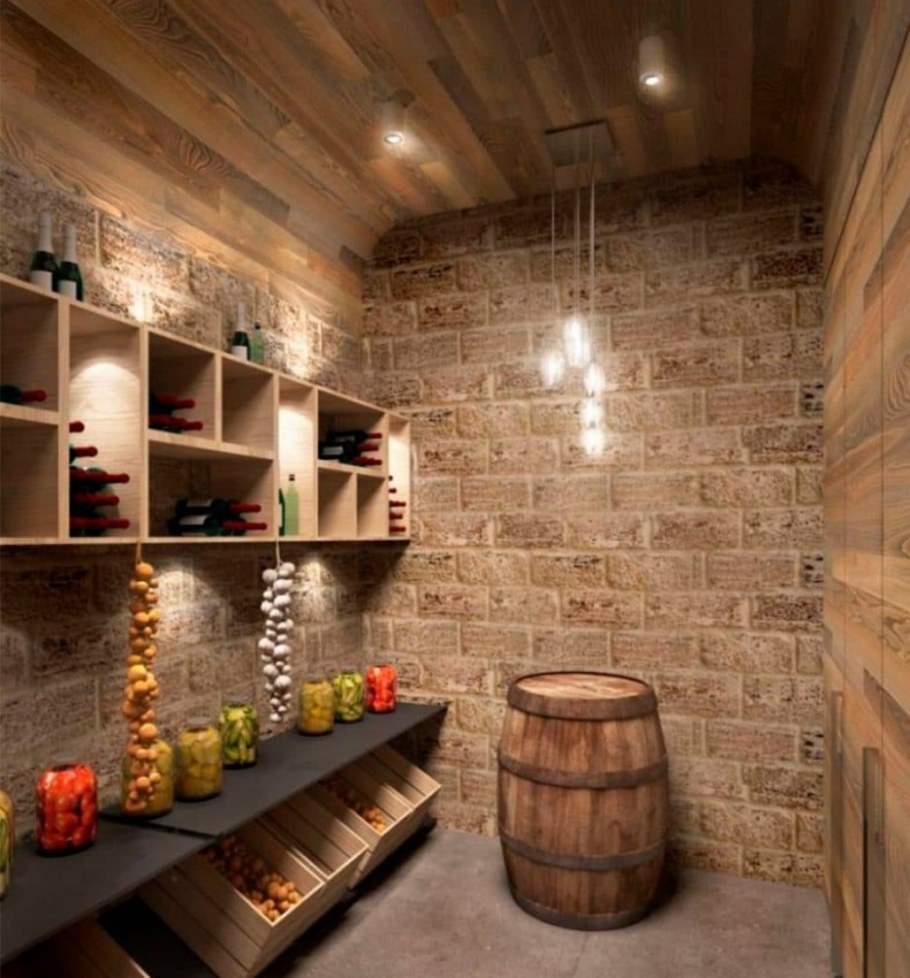 Красивый погреб