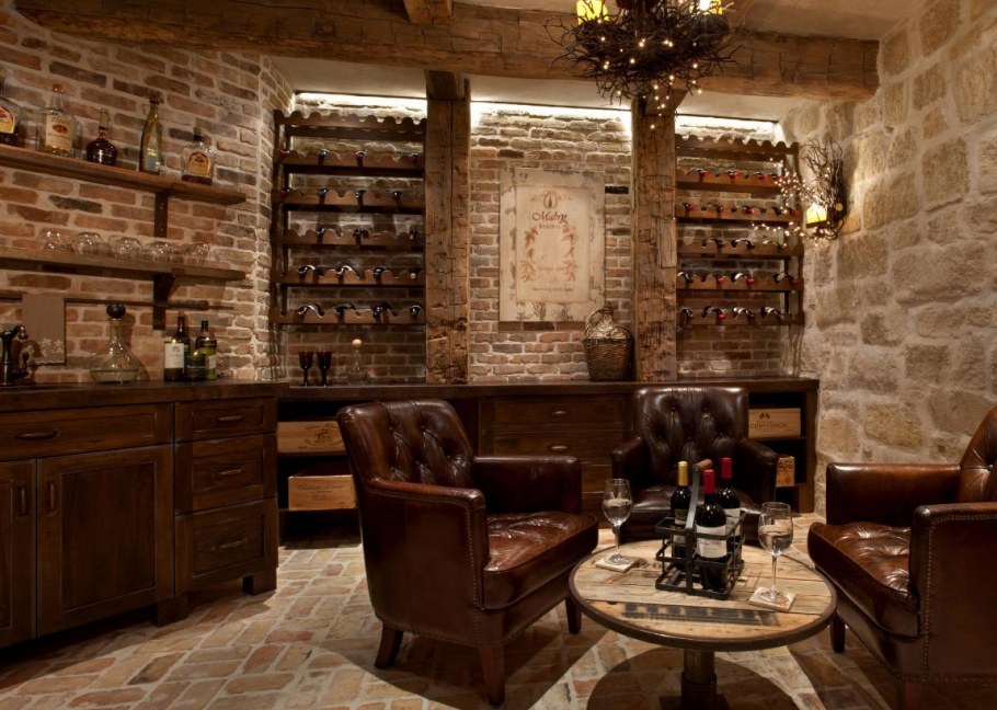 Интерьер подвала