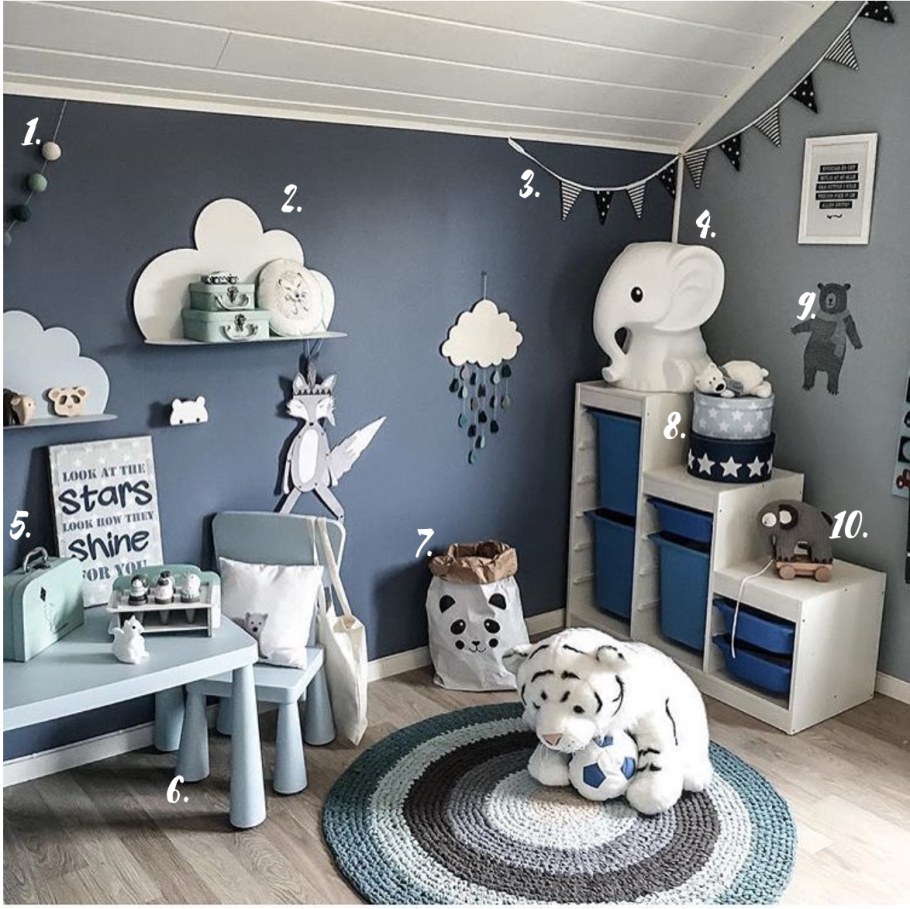 Декор для комнаты мальчика