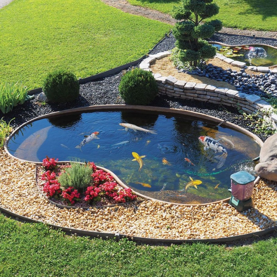 Декоративный водоем на даче