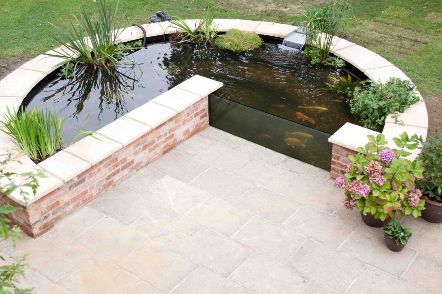 Водоем из бетона