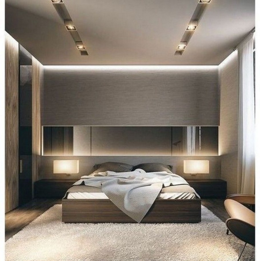 Освещение потолка в спальне