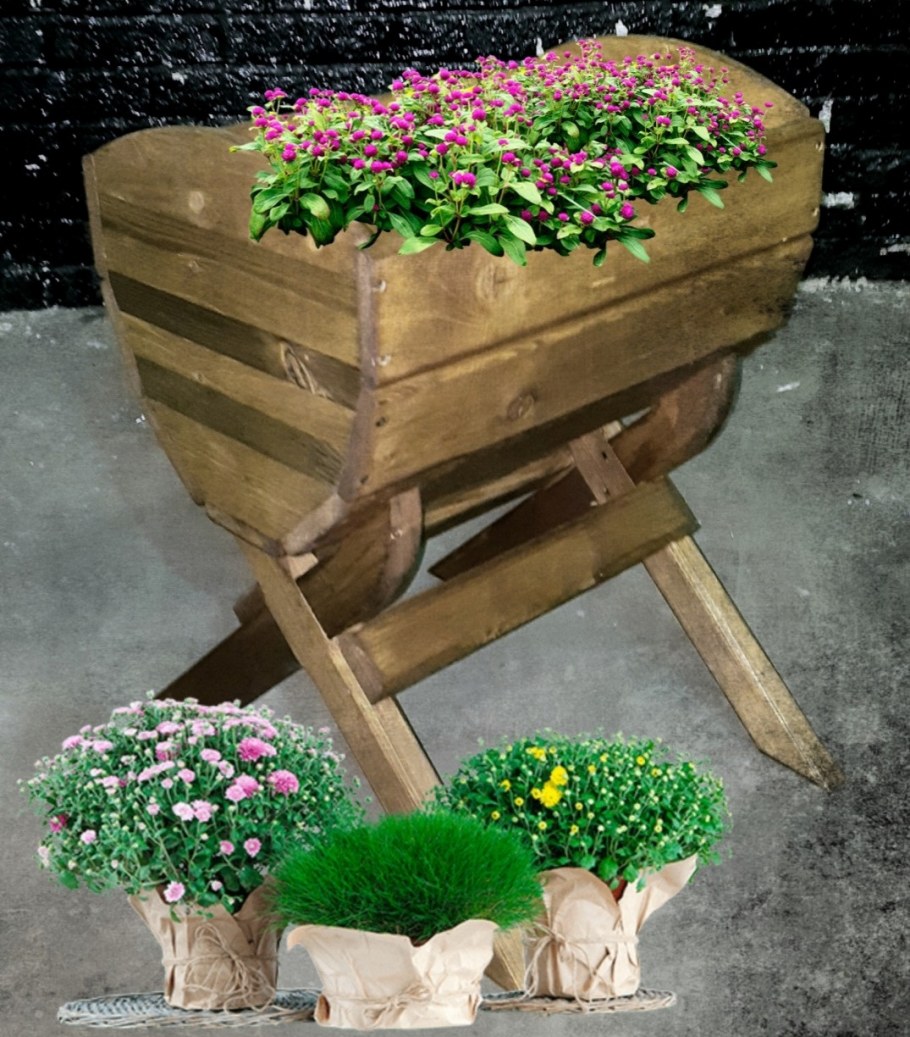 Декоративный велосипед для сада