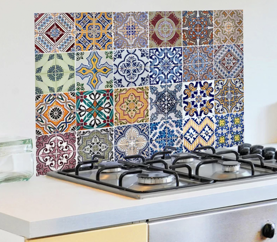 Плитка азулежу на кухне