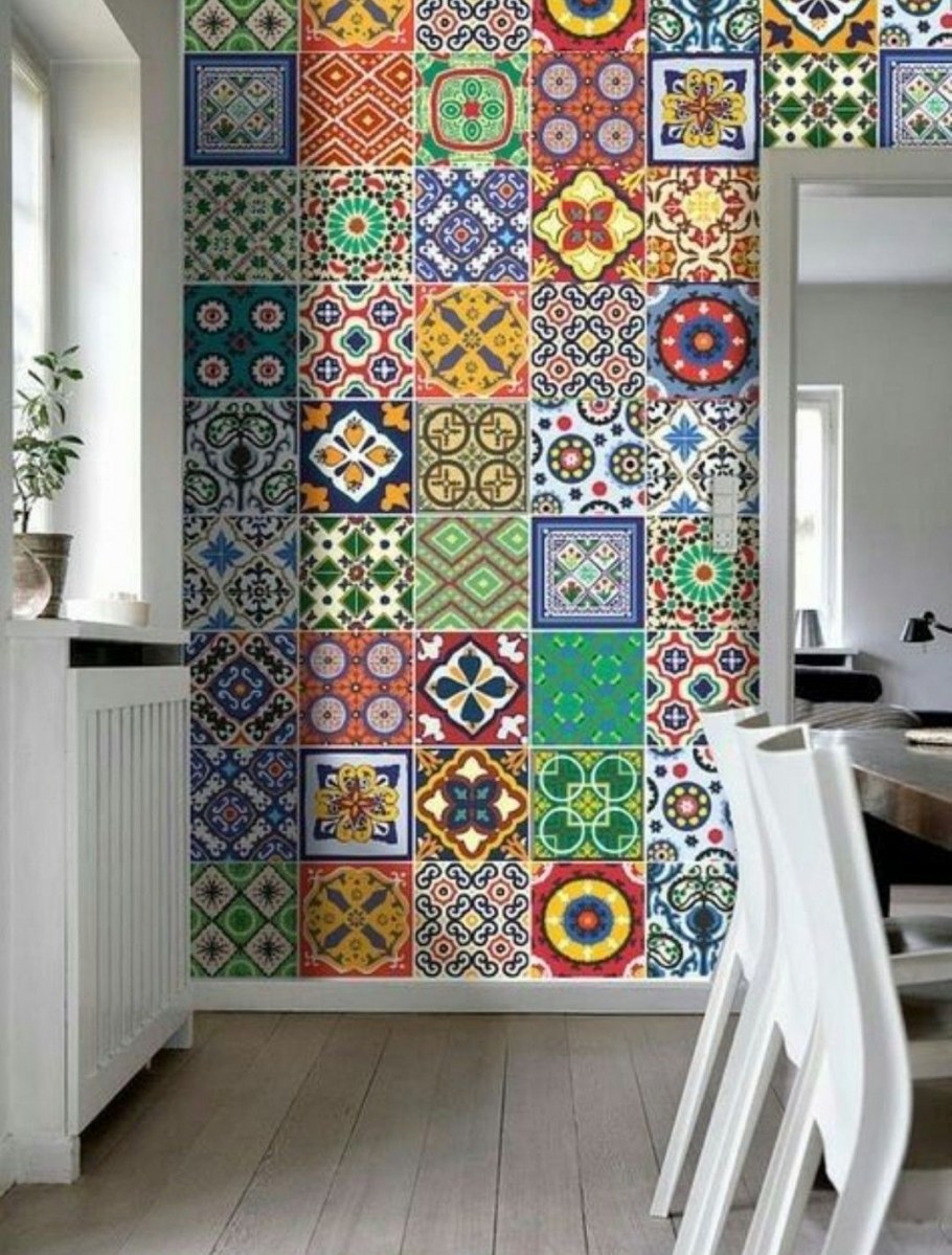 Португальская плитка на стенах