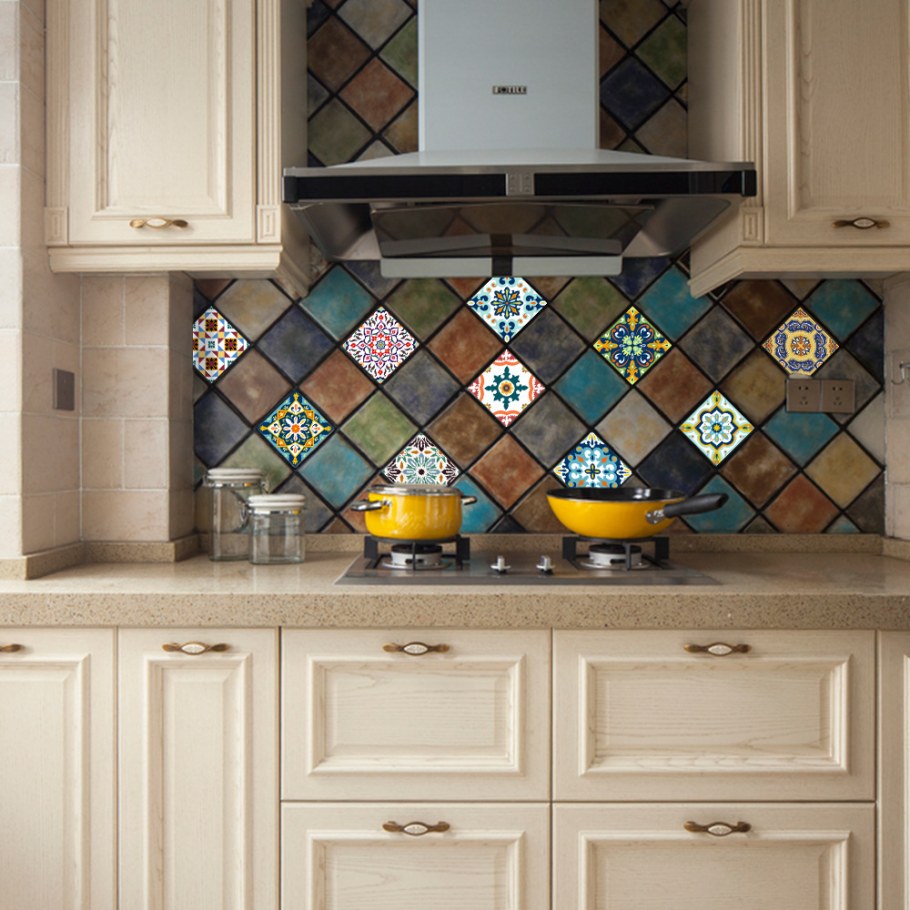 Марокканская плитка на кухне
