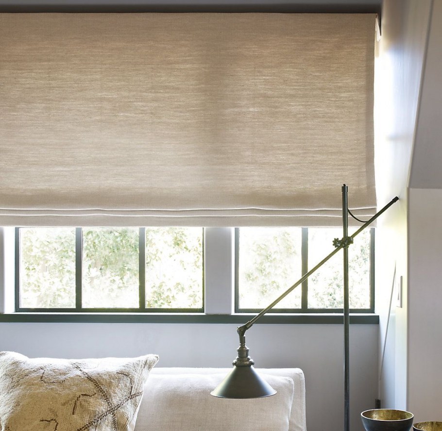 Римские шторы на веранду