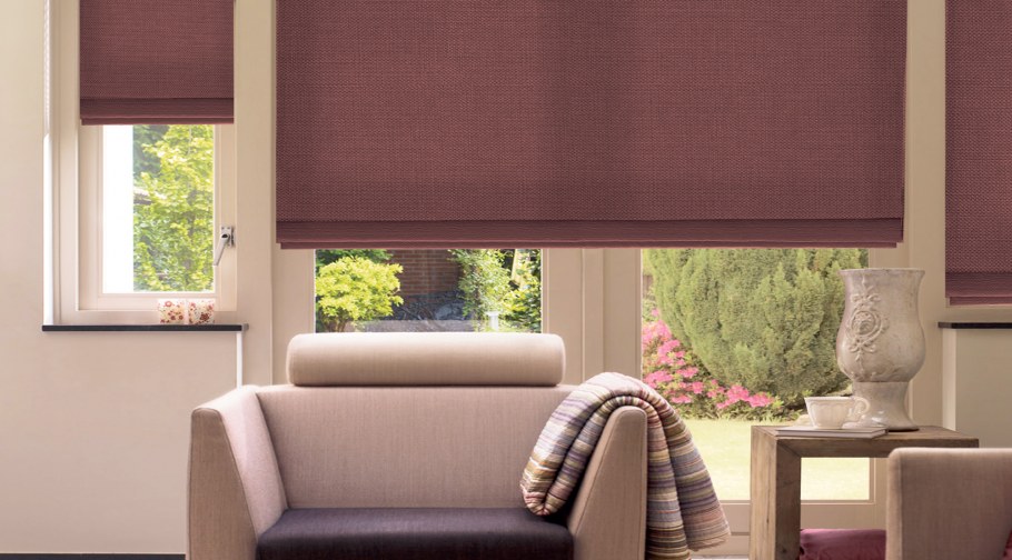 Римские шторы бежевые