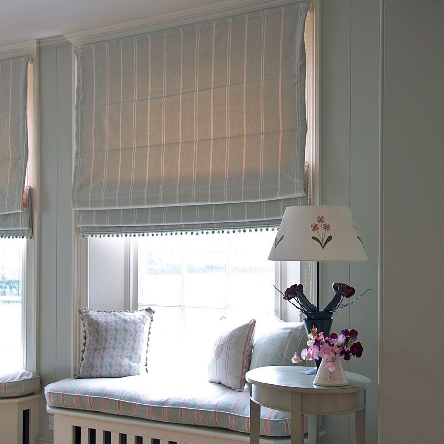 Римская штора лен