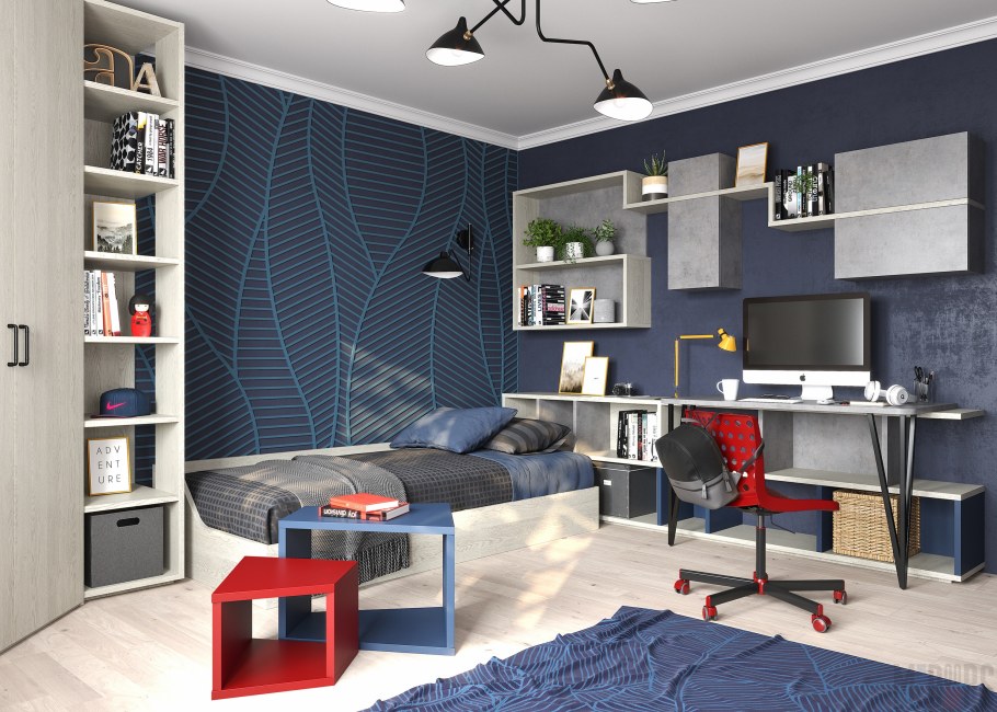 Комната для подростка мальчика