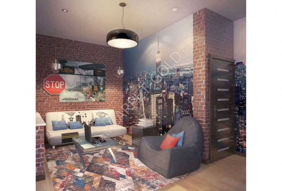 Комната для подростка мальчика