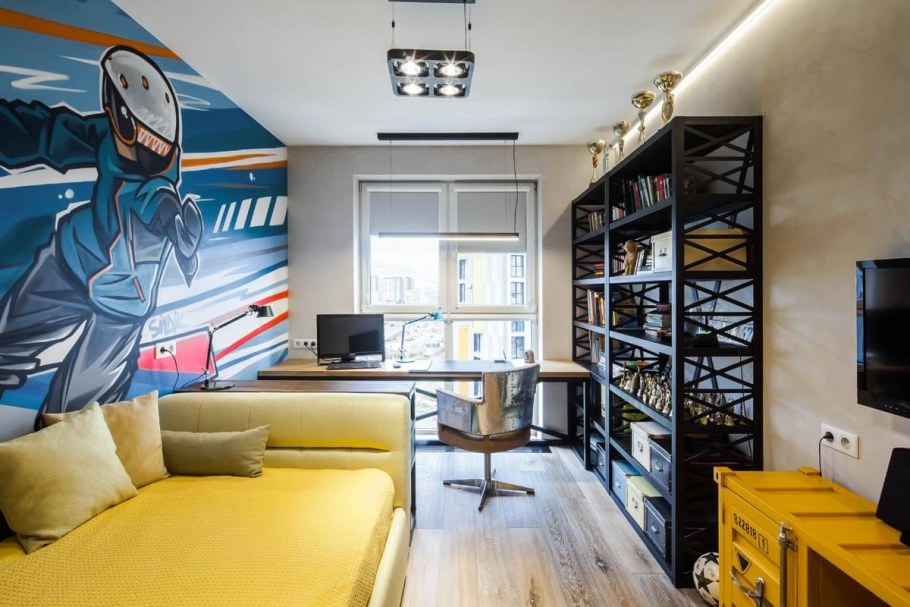 Интерьер комнаты для подростка мальчика