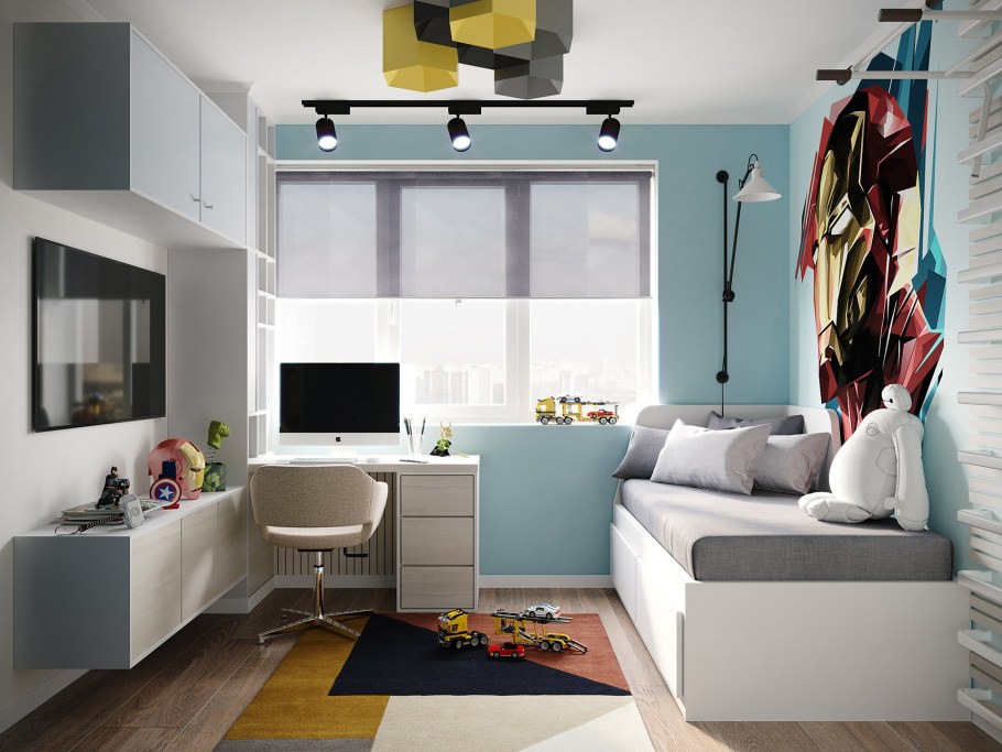 Подростковая спальня для мальчика