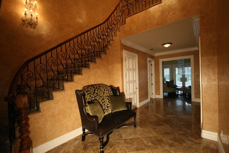 Мраморная штукатурка в квартире