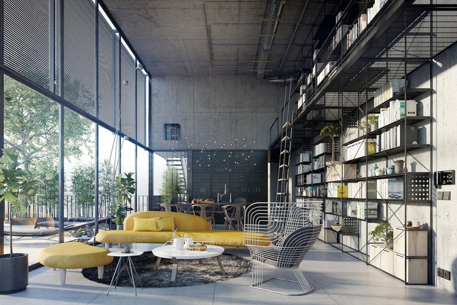 Интерьер промышленного здания