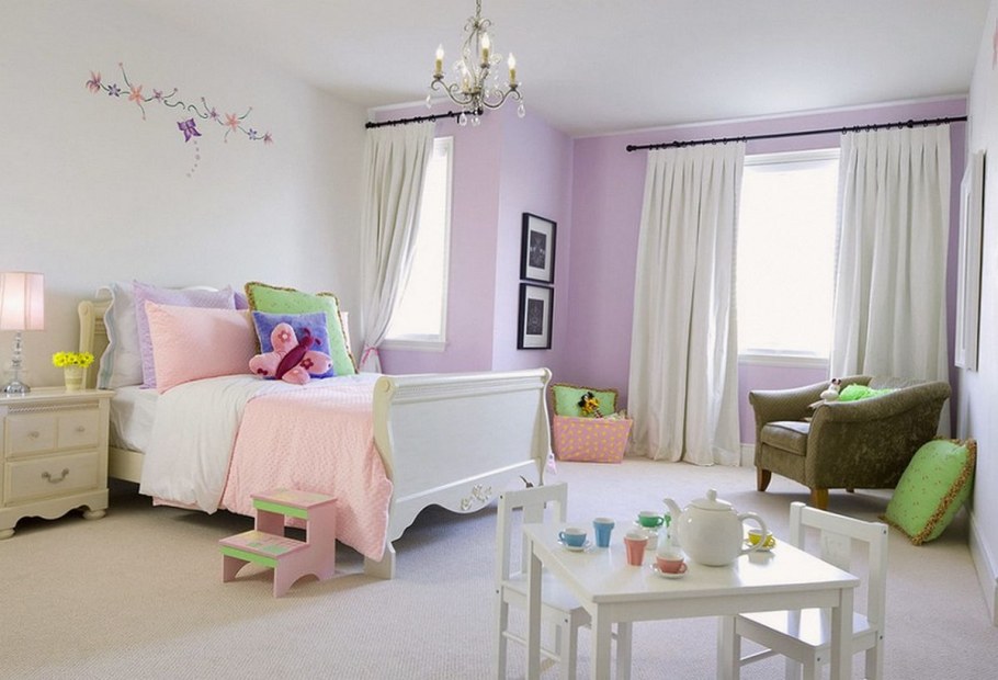 Детская комната цвет стен