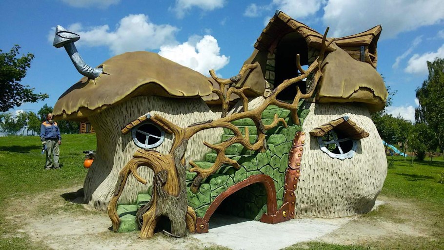 Фигурки для сада из пеньков