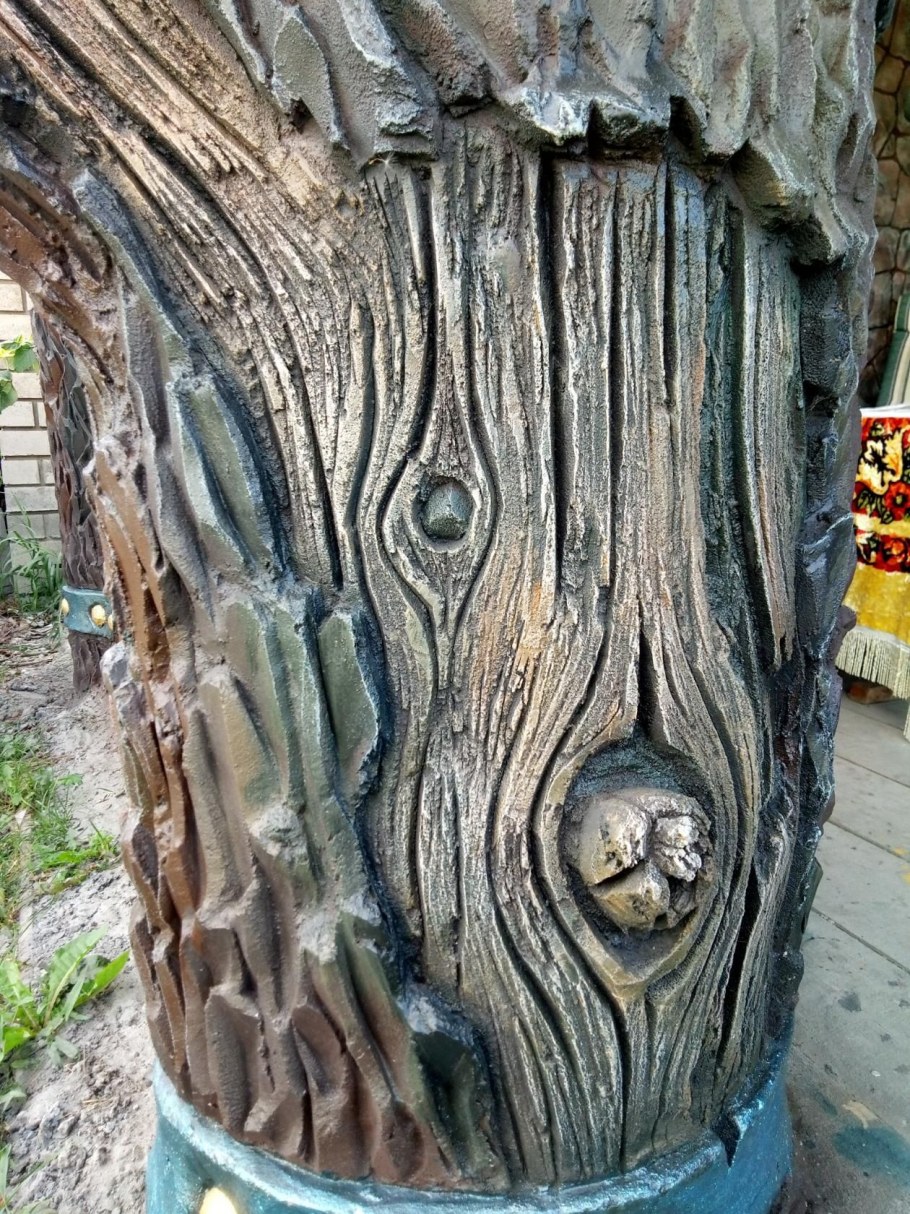 Дерево из арт бетона