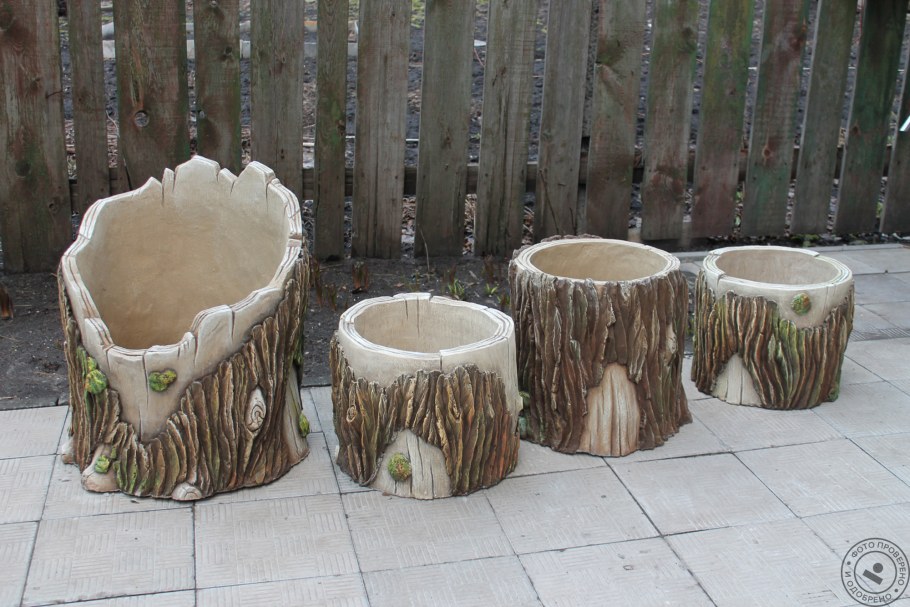 Скульптура пень