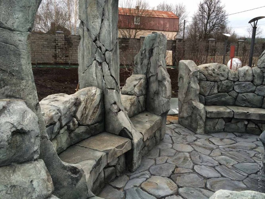 Необычные фигуры из гипса