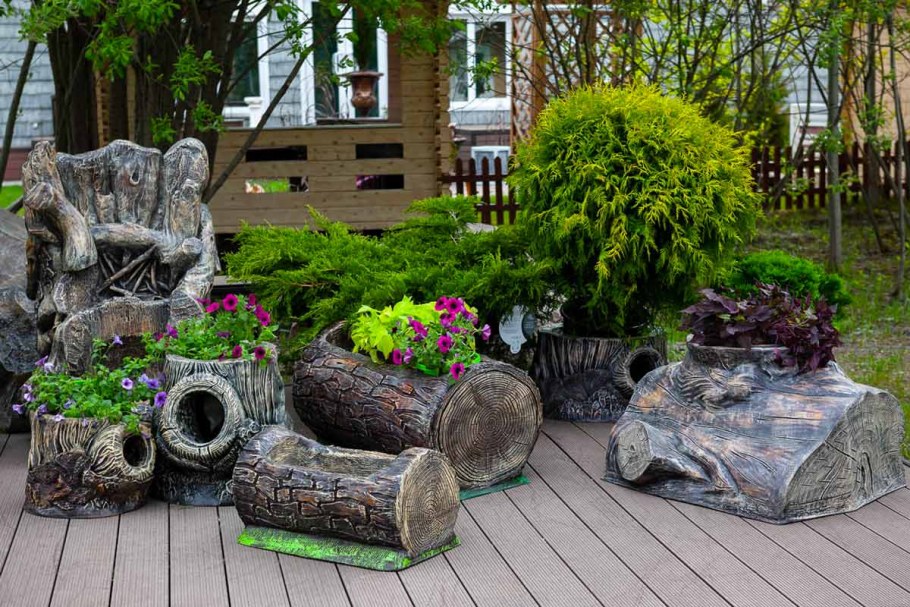 Красивые изделия из бетона