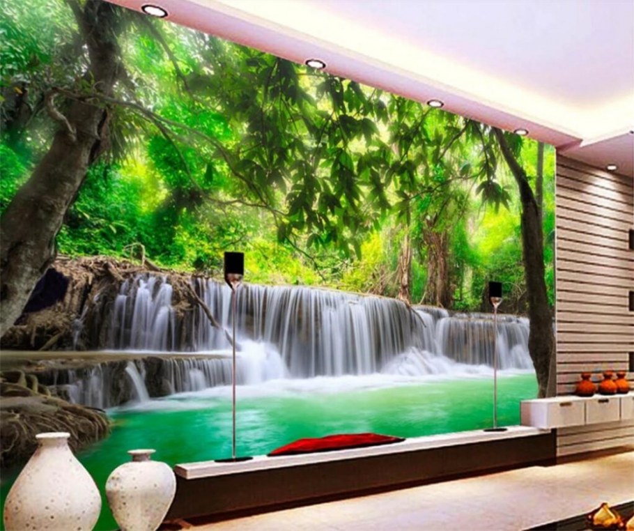 Натяжные стены с фотопечатью