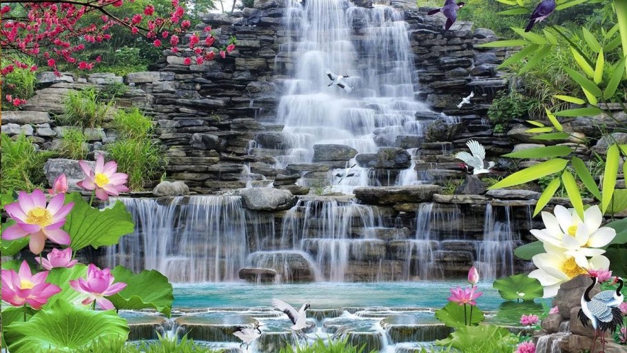 Декоративные водопады для квартиры