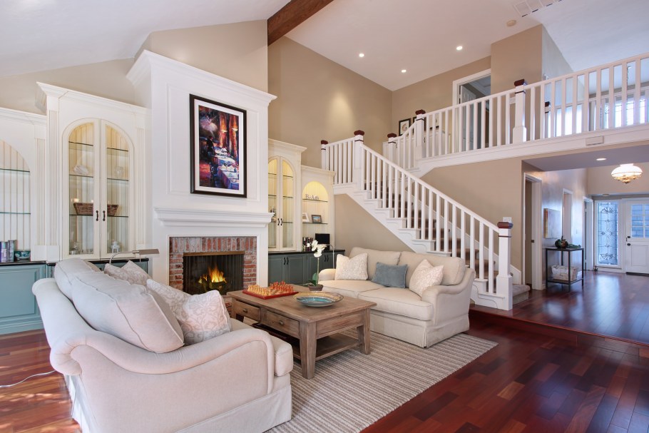 Дом внутри обычный