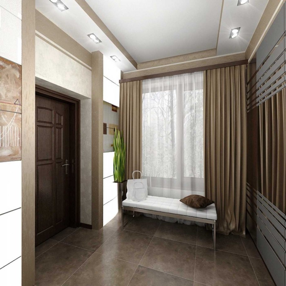 Прихожая с окном в квартире