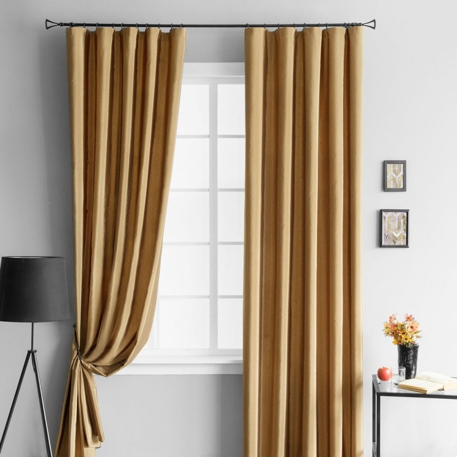 Шторы горчичного цвета