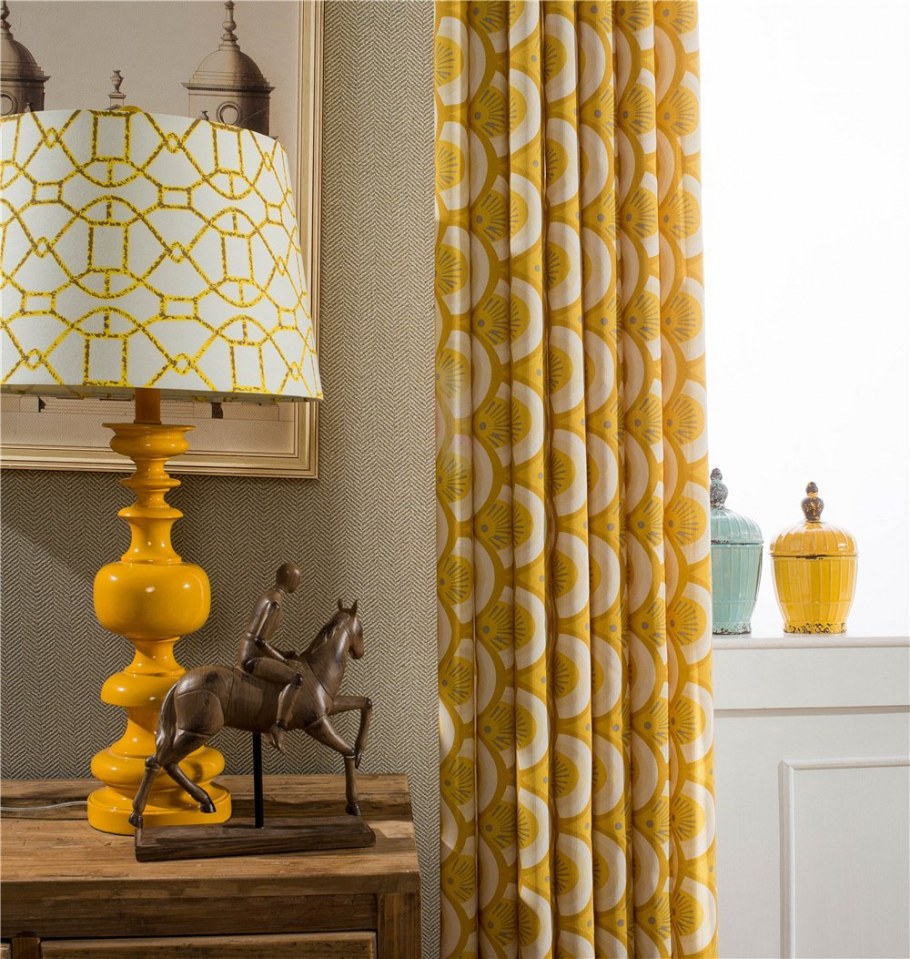 Sanela Санела затемняющие гардины, 2 шт., золотисто-коричневый140x300 см